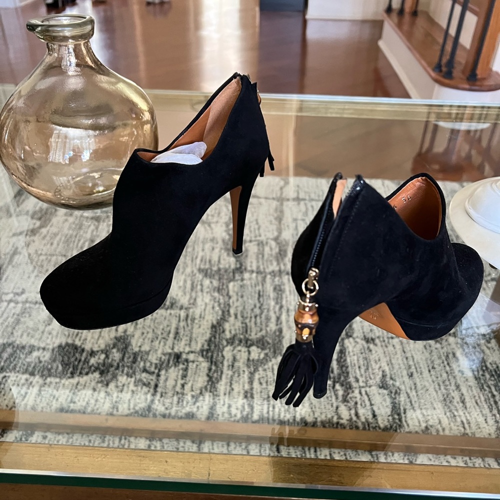 Gucci Platform Booties Sz 36